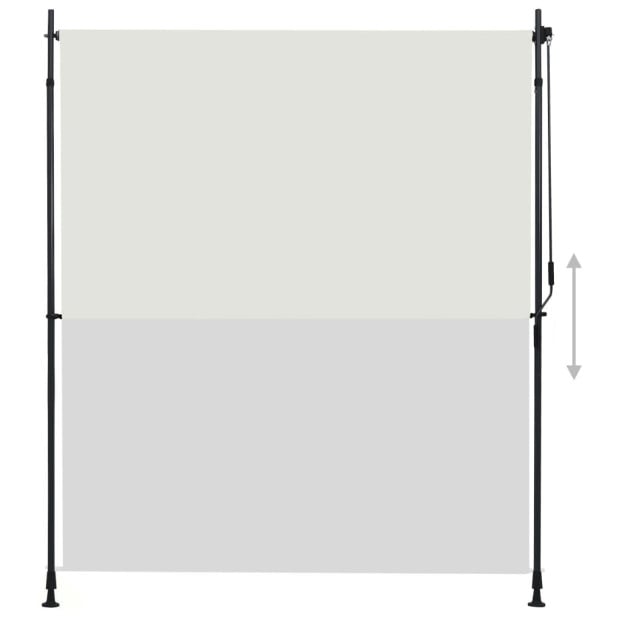 Outdoor Roller Blind 200x270 Cm Cream Image 3