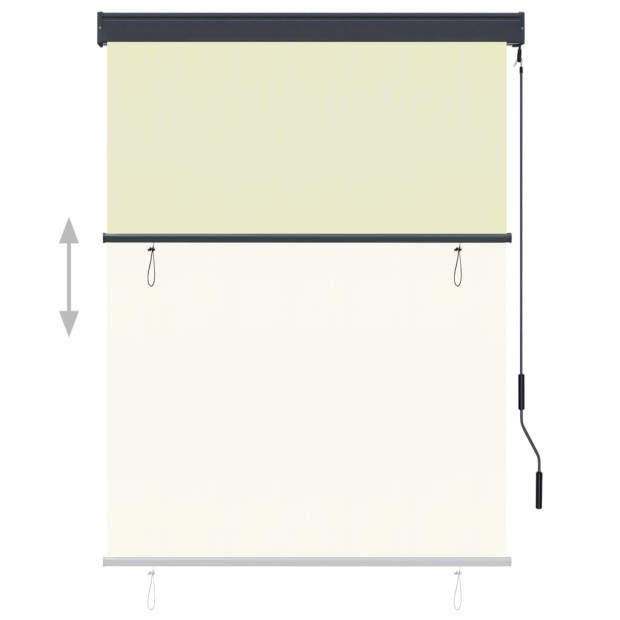 Outdoor Roller Blind 120x250 Cm Cream Image 3