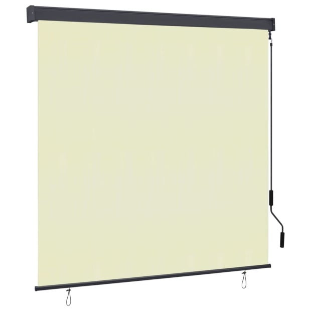 Outdoor Roller Blind 160x250 Cm Cream