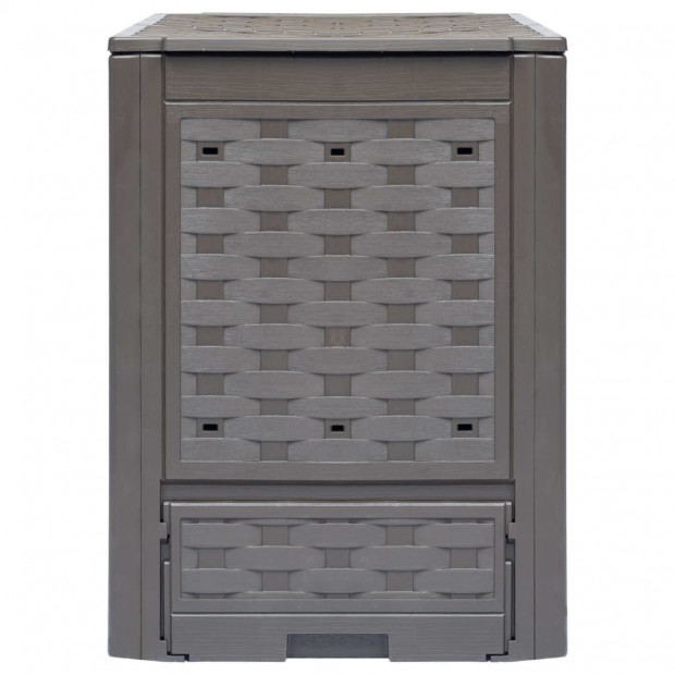 Garden Composters 2 Pcs Brown 60x60x83 Cm 600 L Image 3