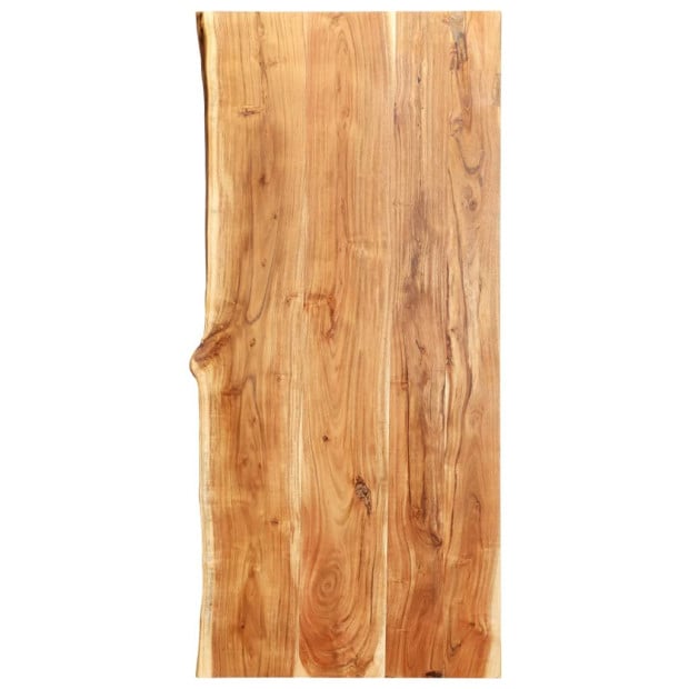 Bathroom Vanity Top Solid Acacia Wood 118x55x3.8 Cm