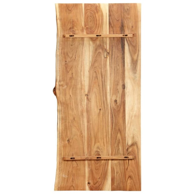 Bathroom Vanity Top Solid Acacia Wood 118x55x3.8 Cm Image 2