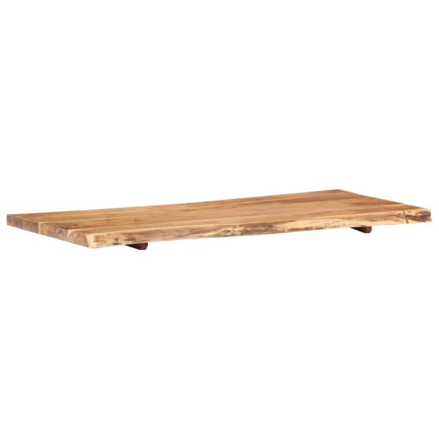 Bathroom Vanity Top Solid Acacia Wood 118x55x3.8 Cm Image 8
