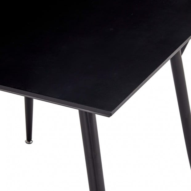 Dining Table Black 80.5x80.5x73 Cm Mdf Image 3