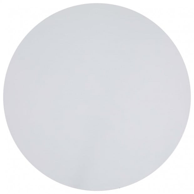 Dining Table White And Oak 90x73.5 Cm Mdf Image 3
