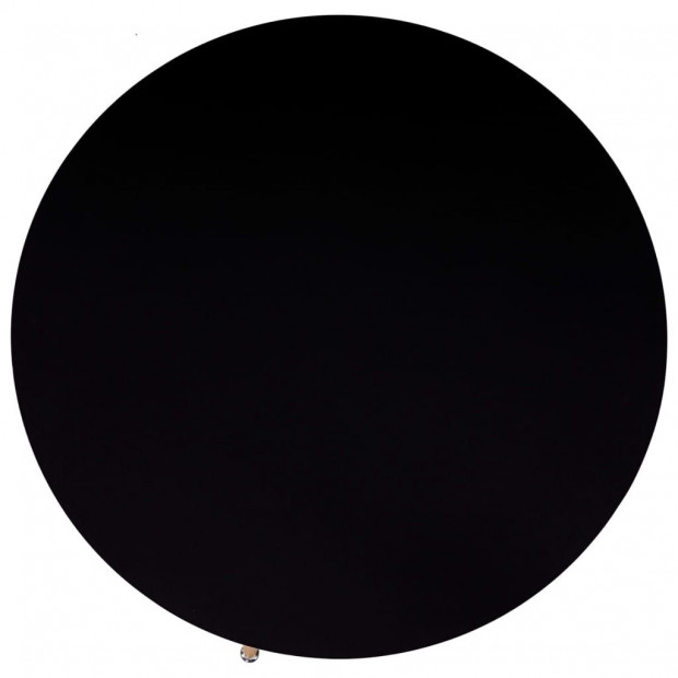 Dining Table Black And Oak 90x73.5 Cm Mdf Image 3