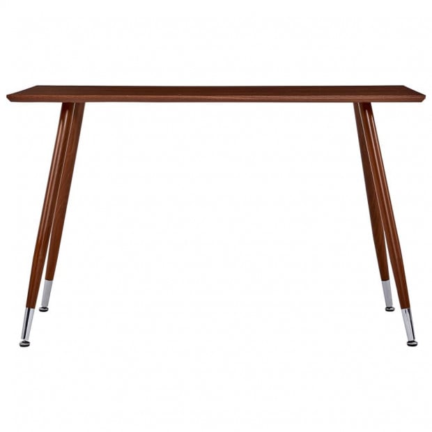 Dining Table Brown 120x60x74 Cm Mdf Image 2