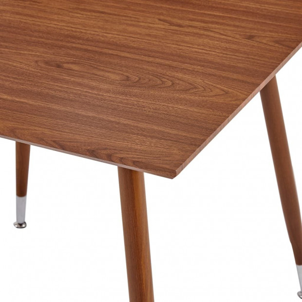 Dining Table Brown 80.5x80.5x73 Cm Mdf Image 3