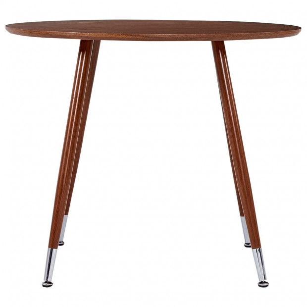 Dining Table Brown 90x73.5 Cm Mdf Image 2