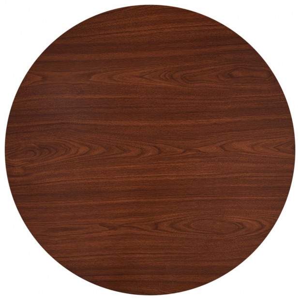 Dining Table Brown 90x73.5 Cm Mdf Image 3