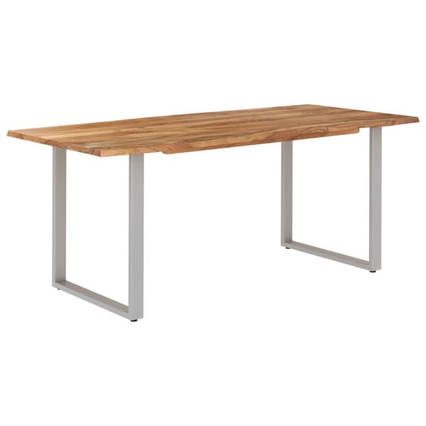 Dining Table 180x90x76 Cm Solid Acacia Wood Image 9