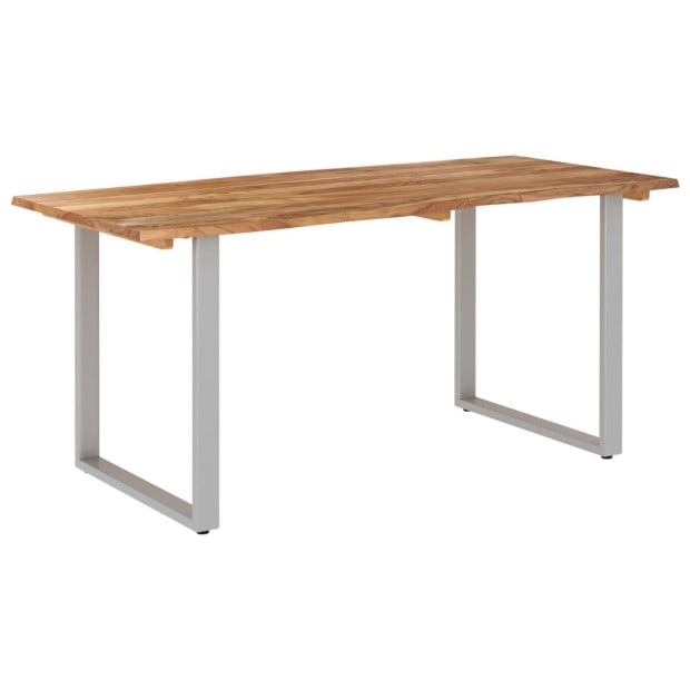 Dining Table 160x80x76 Cm Solid Acacia Wood Image 9