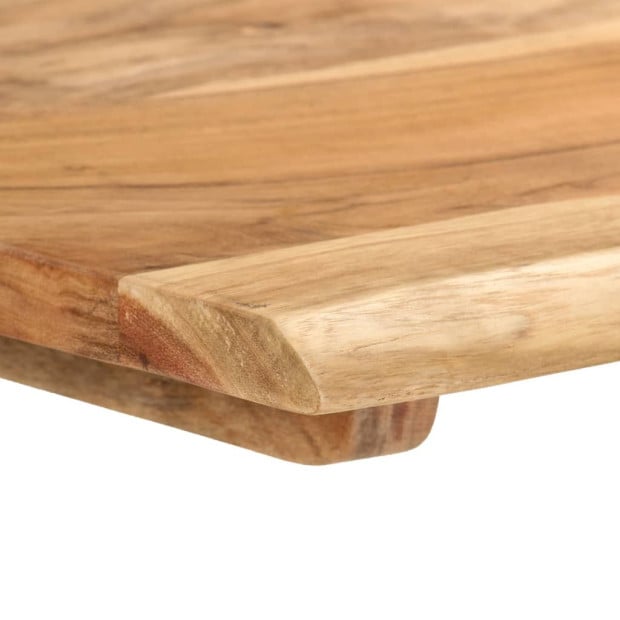 Dining Table 140x70x76 Cm Solid Acacia Wood Image 5