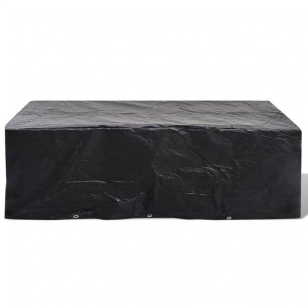 Garden Furniture Covers 2 Pcs 8 Person Poly 10 Eyelets 300x140 Cm Image 3
