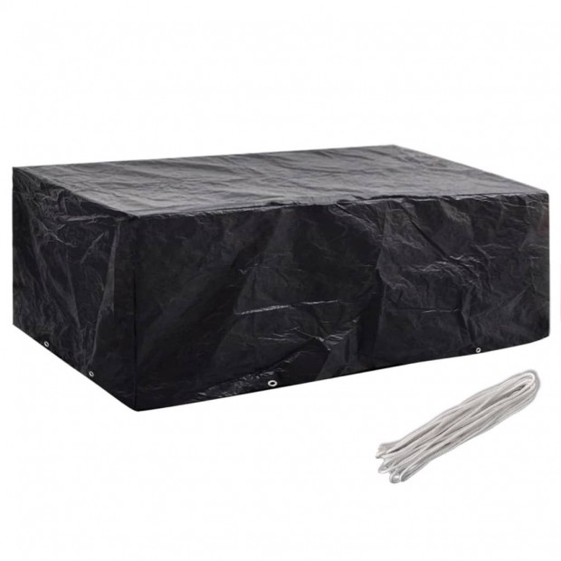 Garden Furniture Covers 2 Pcs 8 Eyelets 200x160x70 Cm Image 2