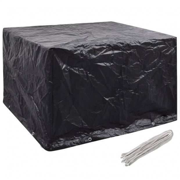 Garden Furniture Covers 2 Pcs 8 Eyelets 135x135x90 Cm Image 2