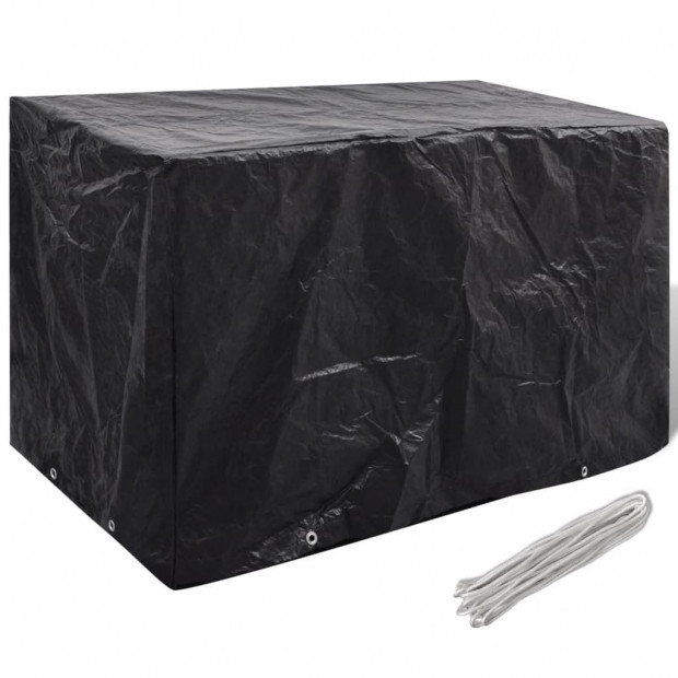 Garden Furniture Covers 2 Pcs 8 Eyelets 140x70x90 Cm Image 2