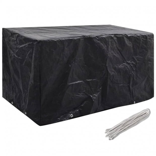 Garden Furniture Covers 2 Pcs 8 Eyelets 180x70x90 Cm Image 2