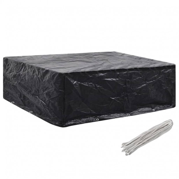 Garden Furniture Covers 2 Pcs 8 Eyelets 250x210x90 Cm Image 2