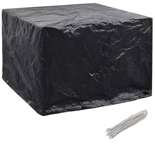 Garden Furniture Covers 2 Pcs 8 Eyelets 122x112x98 Cm Image 3