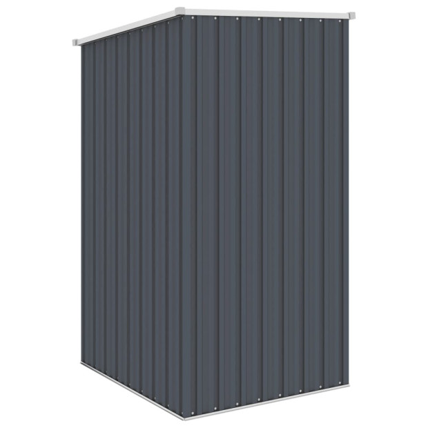 Garden Shed Anthracite 87x98x159 Cm Galvanised Steel Image 4
