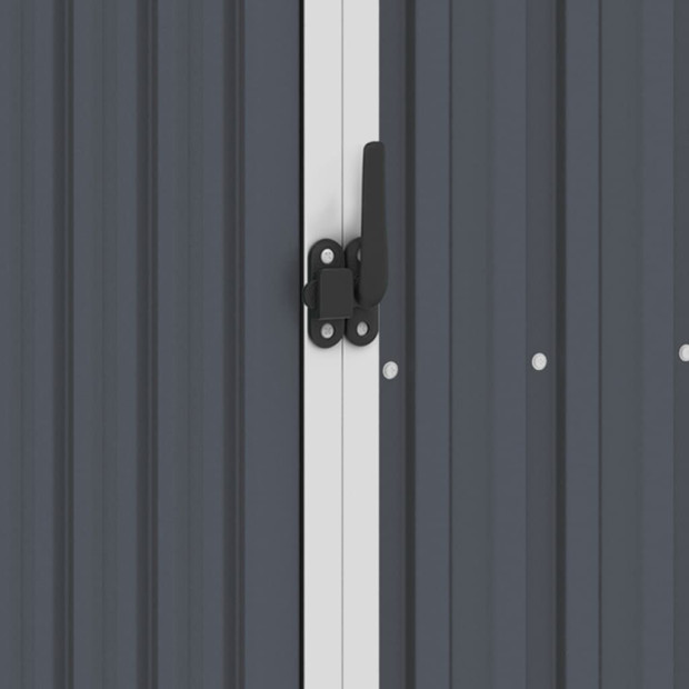 Garden Shed Anthracite 87x98x159 Cm Galvanised Steel Image 5