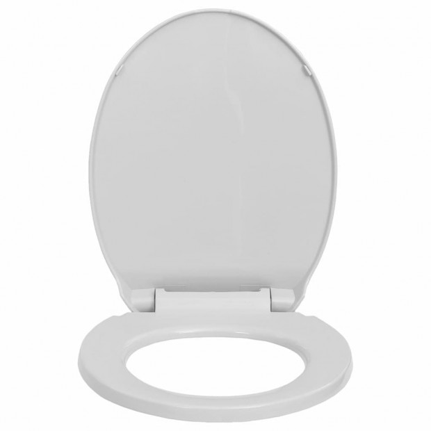 Soft-close Toilet Seat Light Grey Oval Image 4