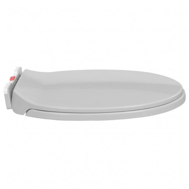 Soft-close Toilet Seat Quick Release Light Grey Oval Image 6