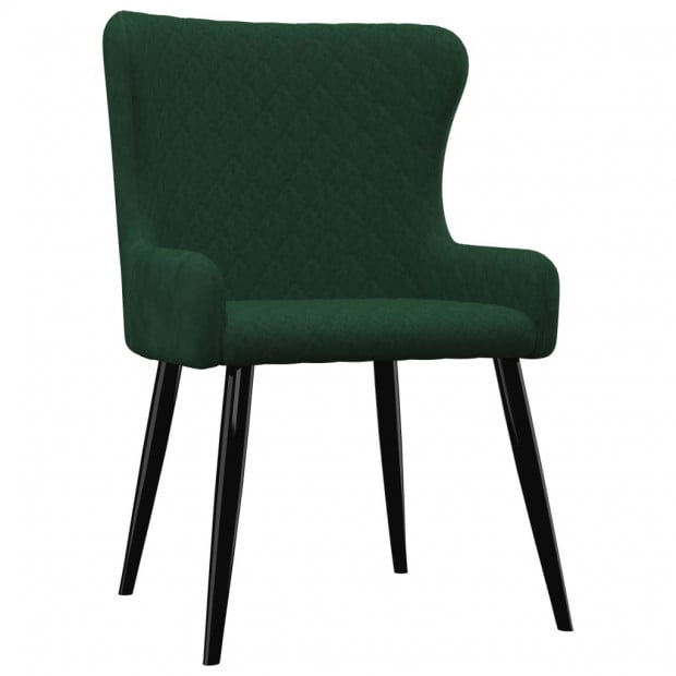Dining Chairs 6 Pcs Green Velvet Image 2