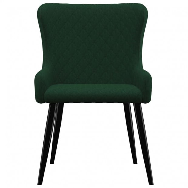Dining Chairs 6 Pcs Green Velvet Image 3