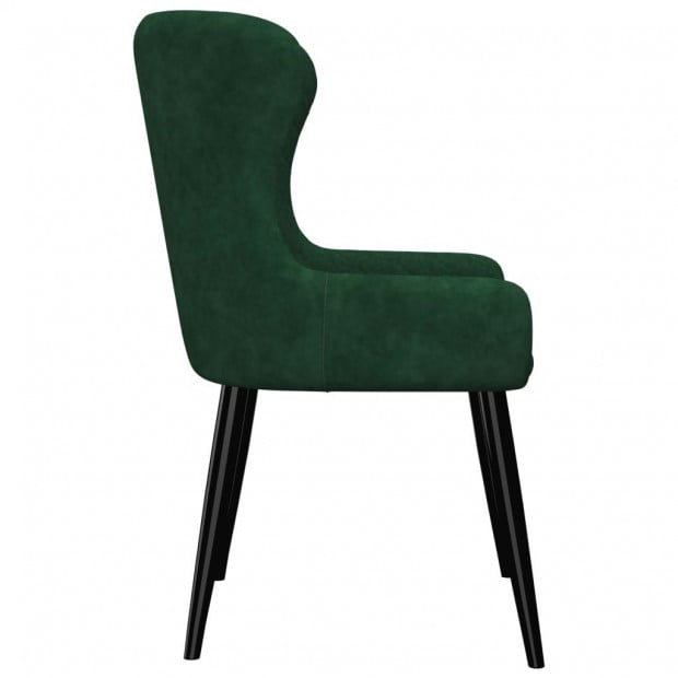 Dining Chairs 6 Pcs Green Velvet Image 4