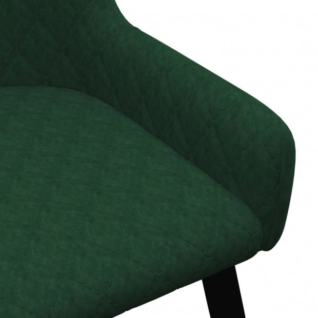 Dining Chairs 6 Pcs Green Velvet Image 6