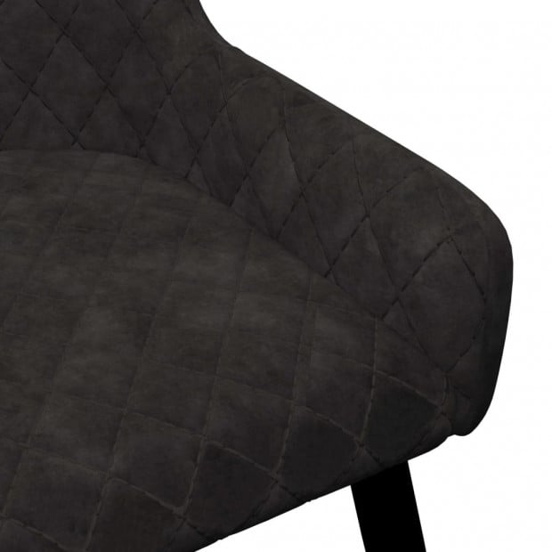 Dining Chairs 4 Pcs Black Velvet Image 6