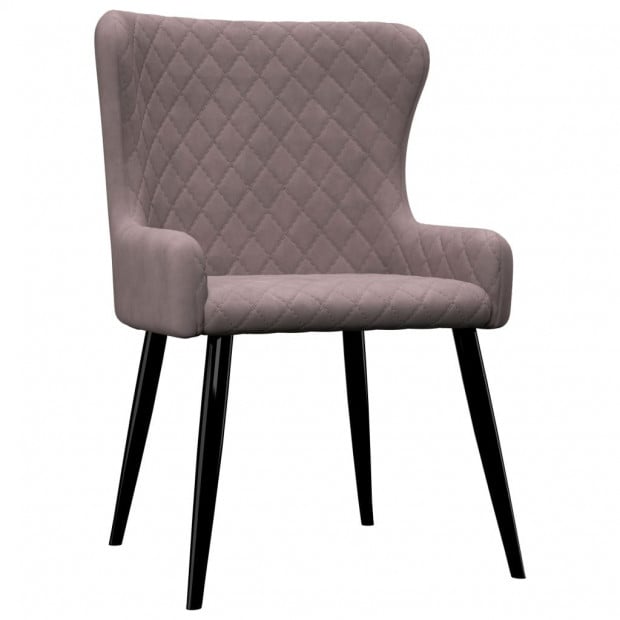 Dining Chairs 6 Pcs Pink Velvet Image 2