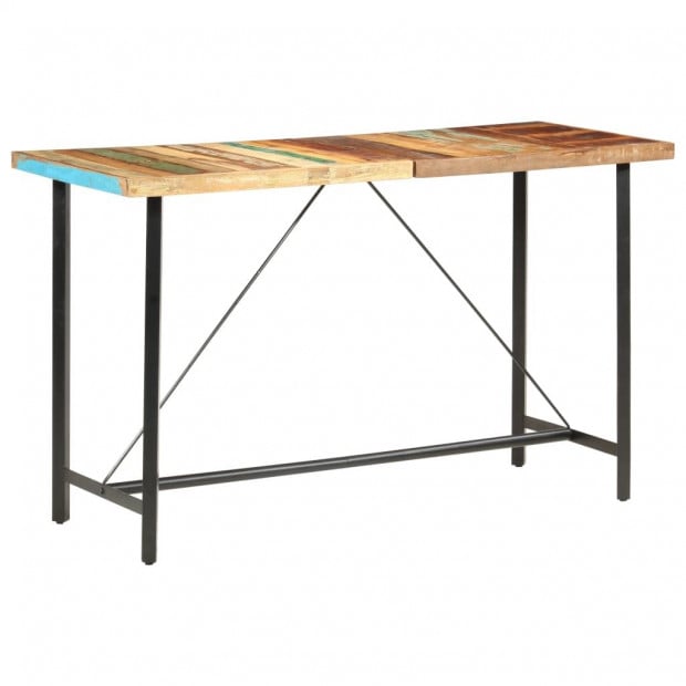 Bar Table 180x70x107 Cm Reclaimed Solid Wood