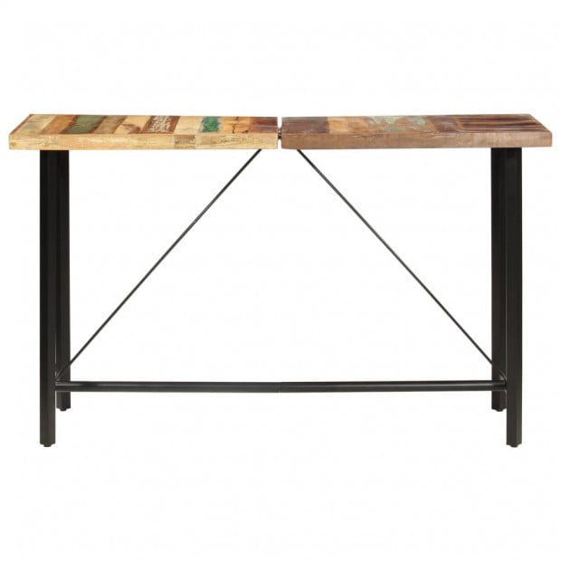 Bar Table 180x70x107 Cm Reclaimed Solid Wood Image 2