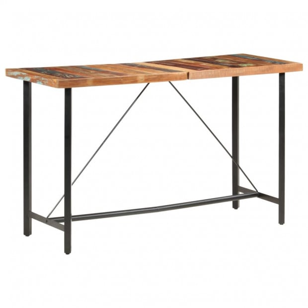 Bar Table 180x70x107 Cm Reclaimed Solid Wood Image 11