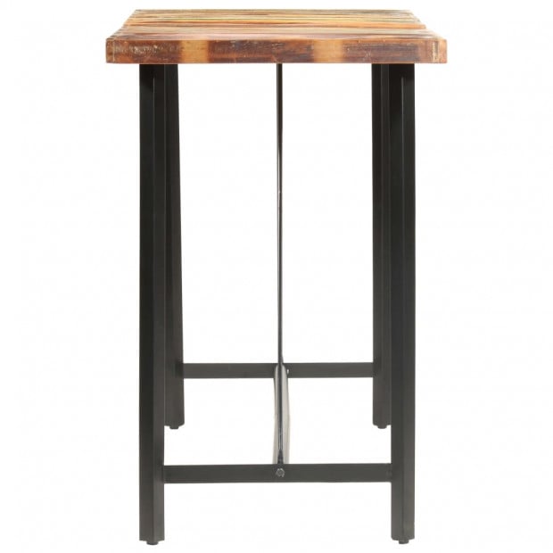 Bar Table 180x70x107 Cm Reclaimed Solid Wood Image 3