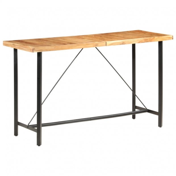 Bar Table 180x70x107 Cm Solid Acacia Wood Image 9