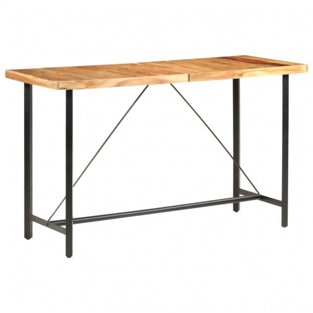 Bar Table 180x70x107 Cm Solid Acacia Wood Image 10