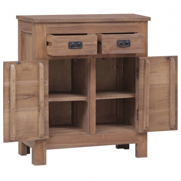 Sideboard 65x30x75 Cm Solid Teak Wood Image 6