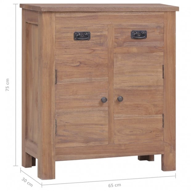 Sideboard 65x30x75 Cm Solid Teak Wood Image 8
