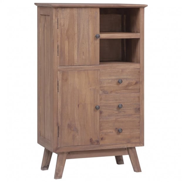 Highboard 60x30x100 Cm Solid Teak Wood