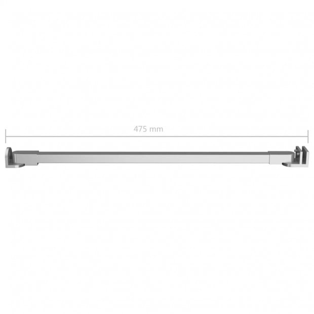 Support Arm For Bath Enclosure Stainless Steel 47.5cm Image 6