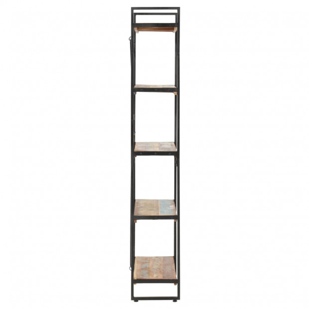5-tier Bookcase 140x30x180 Cm Solid Reclaimed Wood Image 3