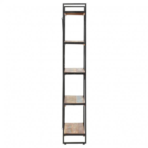 5-tier Bookcase 90x30x180 Cm Solid Reclaimed Wood Image 3