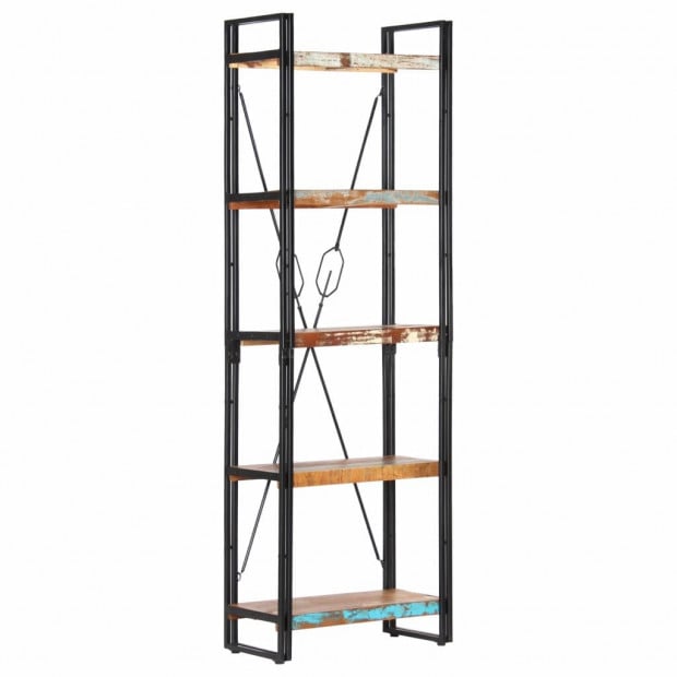 5-tier Bookcase 60x30x180 Cm Solid Reclaimed Wood Image 7