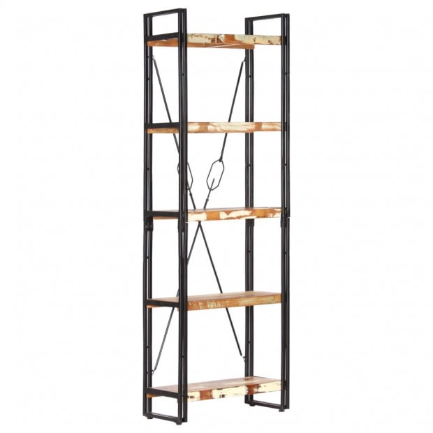 5-tier Bookcase 60x30x180 Cm Solid Reclaimed Wood Image 8