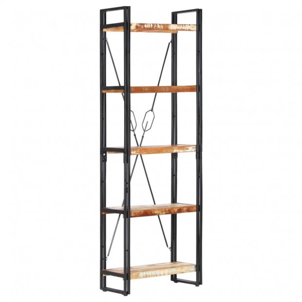 5-tier Bookcase 60x30x180 Cm Solid Reclaimed Wood Image 9