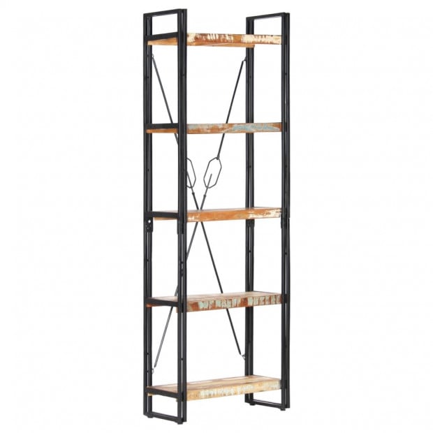 5-tier Bookcase 60x30x180 Cm Solid Reclaimed Wood Image 10